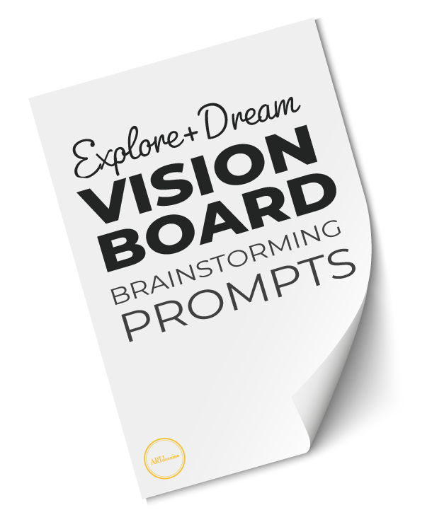 Vision Board Brainstorming Worksheet
